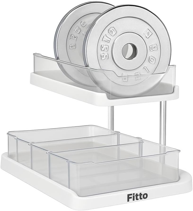 72 Pieces Multi-Tier Sink Storage Racks (White – Durable PET – PP & Stainless Steel – 36cm x 25.1cm x 26cm)