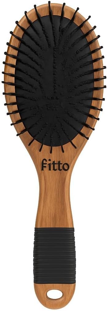 96 Pieces Wooden Paddle Hair Brushes for Men & Women (Brown)