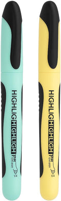 120 Pieces 2-Pieces (1/4mm Highlighter 14cm - Blue & Yellow Fine Point Marker)