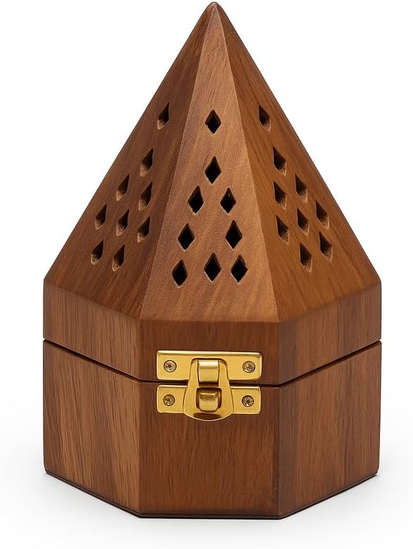 96 Pieces Wooden Bakhoor Burners for Home Fragrance (Incense Holder – Arabic Oud Burner)