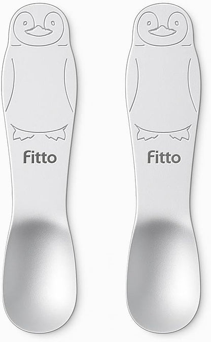 Ice Cream Scoop – Penguin Design – Silver – Pure Aluminum – 2 Pack