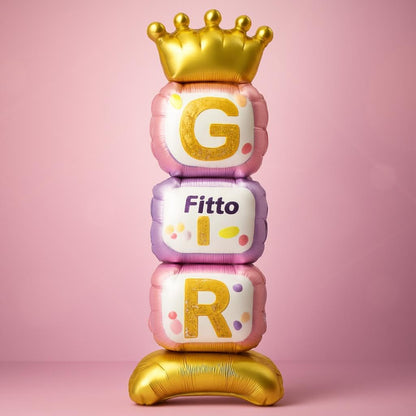It's a Girl Foil Balloon 36 Inch Pink, Birthday Party Decoration