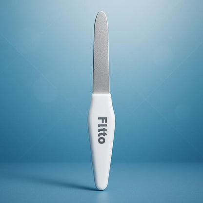 Sapphire Nail File with Plastic Handle, Pack of 1 – Durable & Gentle for Natural Nails, Manicures & Pedicures, Smooths Rough Edges, Ideal for Filing and Shaping Nails