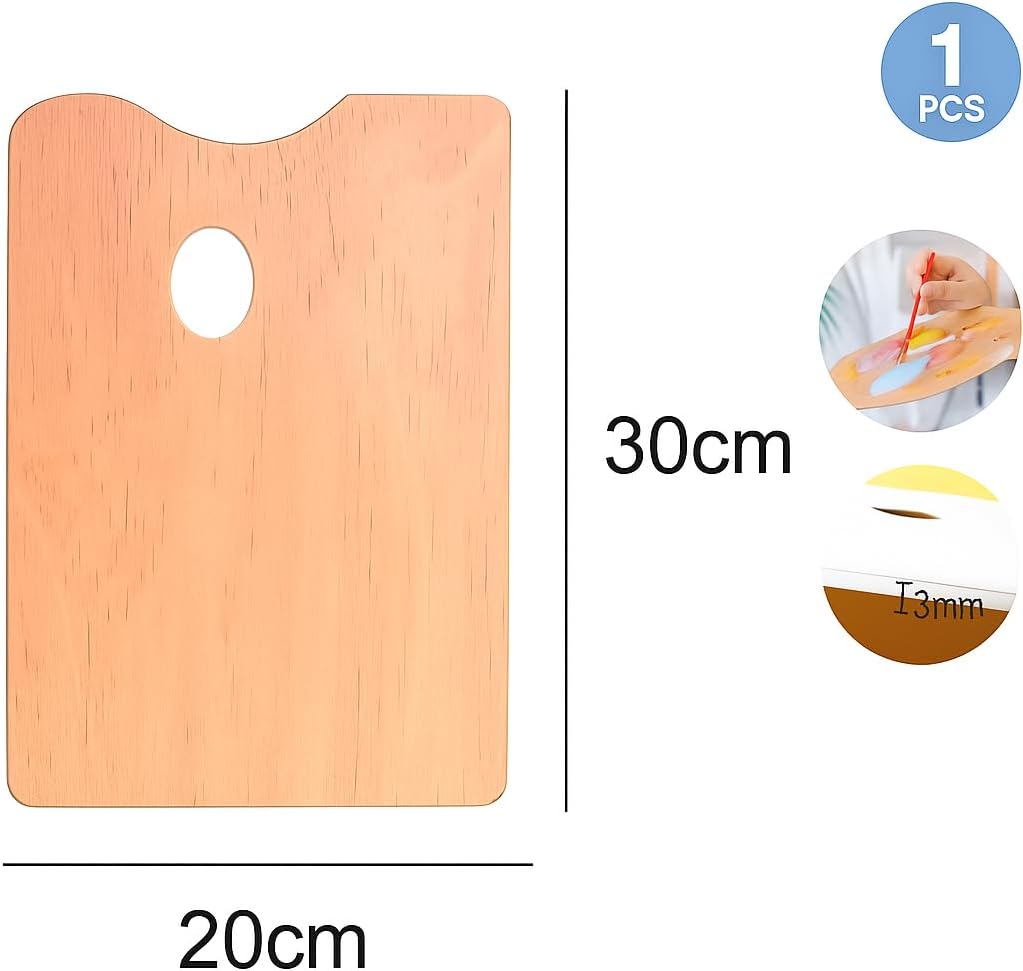 120 Pieces Painting Palettes (30cm x 20cm for Artists – Art Students – and Hobbyists)