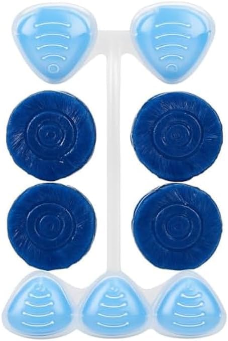 96 Pieces Toilet Cleaner & Air Freshener Gel - Disinfectant Bathroom Cleaners (Limescale Remover & Odour Eliminator – Fresh Citrus Scent)