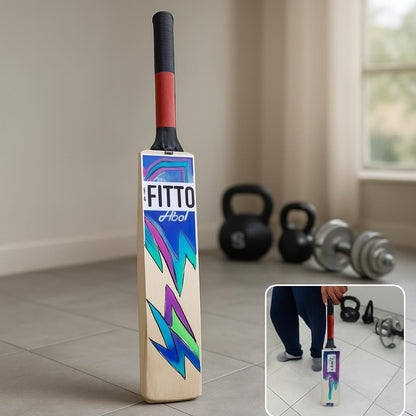Pro Cricket Bat - Colorful Design for Gym and Outdoor Play