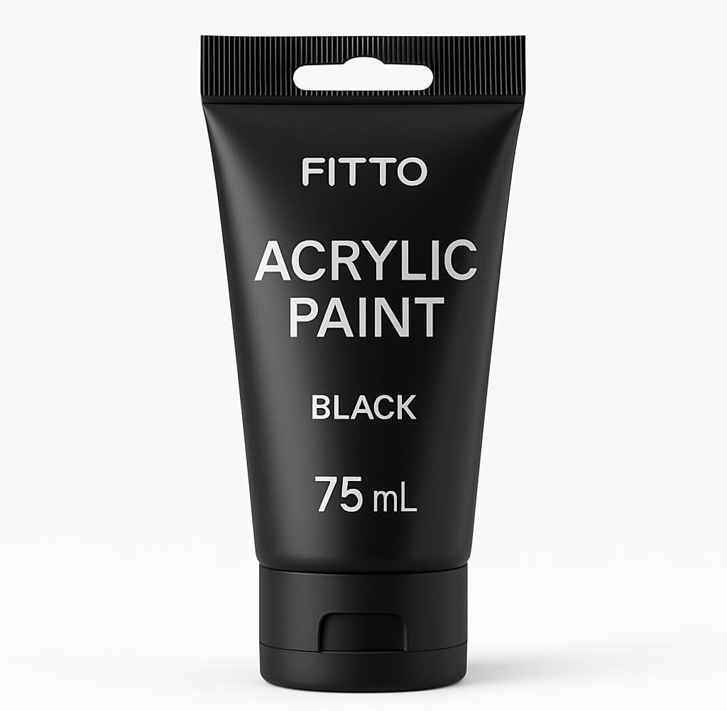 120 Pieces 75ml Acrylic Paints (Artist Painting Supply for Crafts and DIY Projects)