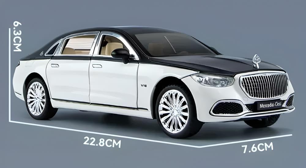 Rolls-Royce Model Car Alloy Diecast 1:32 Scale, White - Luxury Collectible Toy Car, Perfect for Display & Gift, Detailed Interior & Exterior, High-Quality Build, Ideal for Car Enthusiasts