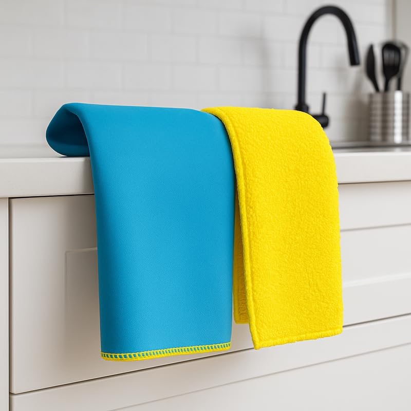 Microfiber Car Cleaning Cloth 30x40cm, Lint-Free, Streak-Free, Ultra Absorbent, Multipurpose Towel