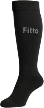 96 Pieces Anti-Slip Black Football Socks for Kids - Comfortable & Durable Sports Socks
