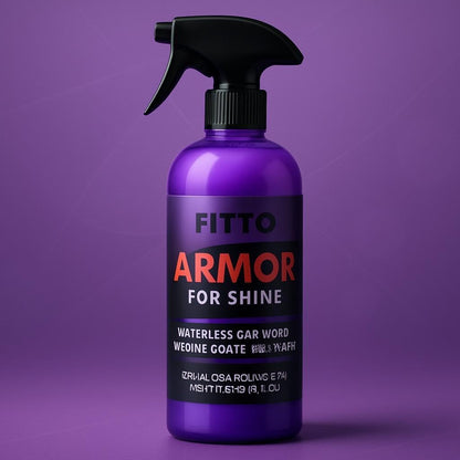 Automotive Armor for Shine – Waterless Car Wash, Ceramic Coat & Wax Spray for a Streak-Free Finish – 236ml Car Polish for Shine & Protection