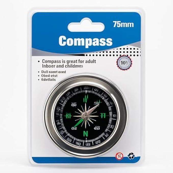 75mm Drawing Compass Adjustable 75 mm Compass for School Drafting Geometry Technical Drawing Portable Compass for Students Architects Engineers