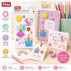144 Pieces Cute Puffy Craft Stickers (Fairy Princess and Castle Self-Adhesive Sticker Sheet for Cards – Notebooks and Scrapbooks)