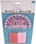 240 Pieces Red Party Candles for Birthday Tabletop Decor (Birthday Candle & Party Accessory)