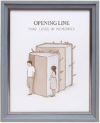 96 Pieces Wooden Photo Frames with Gray Border (8x10 inch Size for Home and Office Decor)