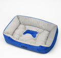 72 Pieces Plush Comfort Pet Bed - Blue -s (70X50X15 cm)