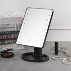 72 Pieces Vanity Mirrors with Lights (Hollywood Makeup Mirror with 9 LED Bulbs – 3 Colors Dimmable Light – 360° Rotation – White - Perfect for Beauty and Grooming)