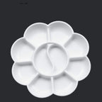 240 Pieces Painting Plates (145mm x 145mm White – 1 PC – Ideal for Art Projects and Crafts)