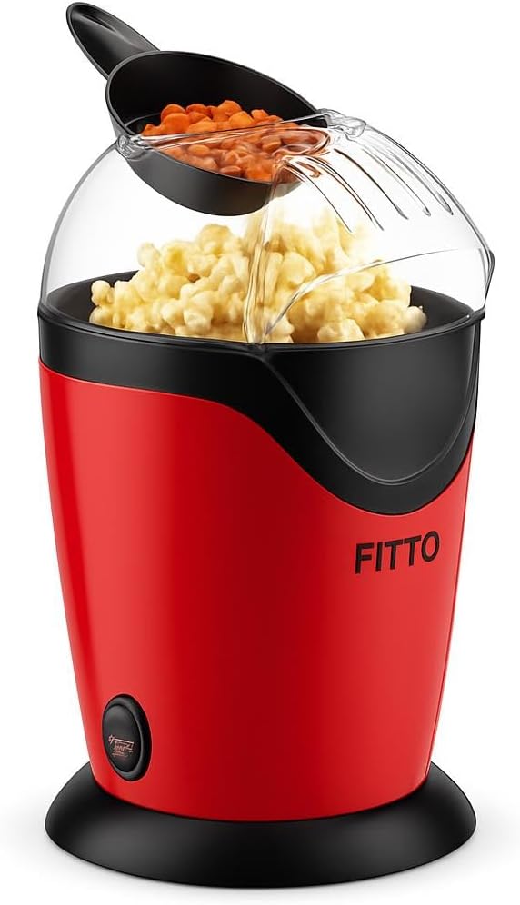 72 Pieces Popcorn Makers (Oil-Free Hot Air Popcorn Machine – Perfect for Healthy Snacking – Fast & Easy to Use – Ideal for Movie Nights – Parties – or Everyday Treats)