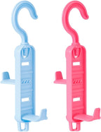 144 Pieces 360 degree rotatable Multi-Functional Bag Hanger - Pack of 2s