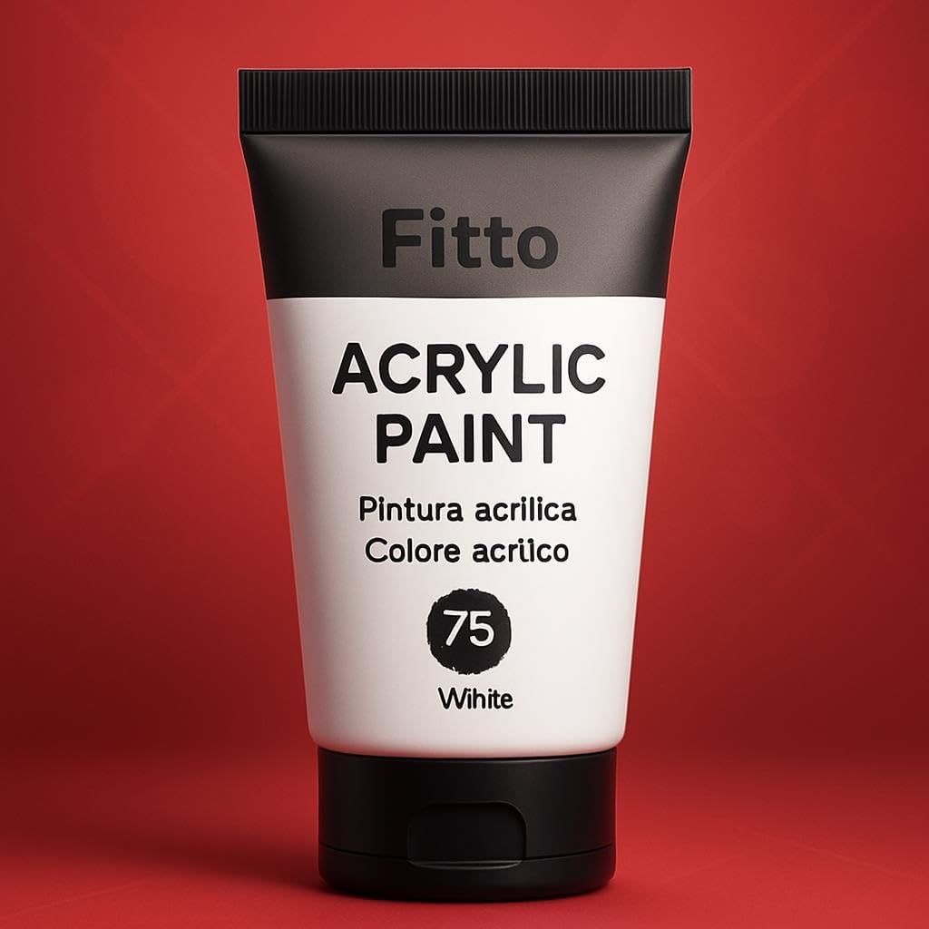 120 Pieces 75ml Acrylic Paints (Ideal for Art – Craft & DIY Projects)
