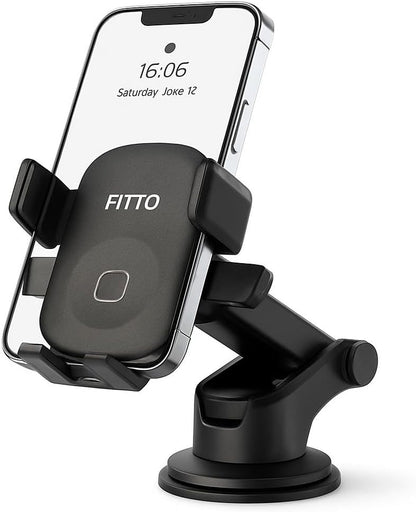 Universal Easy One Press Long Arm Car Mobile Phone Holder for Dashboard
