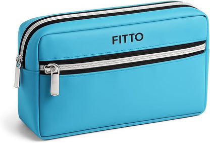 Sky Blue Pencil Case 20x6.5x11cm for School & Office Use