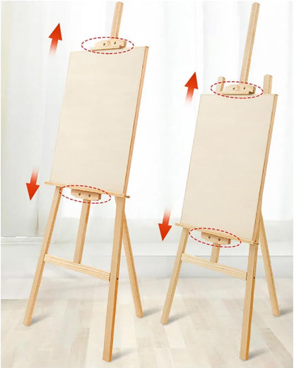 Wooden Stand Easel 70 cm for Painting, Display, Art Projects, Adjustable Artist Easel