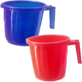 240 Pieces 1500 ML Plastic Mugs with Handle (Durable Lightweight Bathroom Mug for Multipurpose Use – Elegant Design – Large Capacity)