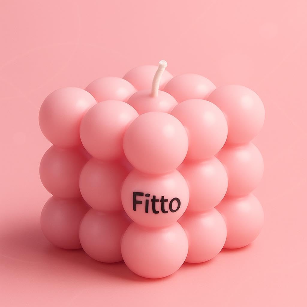 120 Pieces Pink Bubble Candles (5x6x5.3cm for Home Décor – Gifts & Relaxation – Trendy Decorative Candle Amazon.ae)