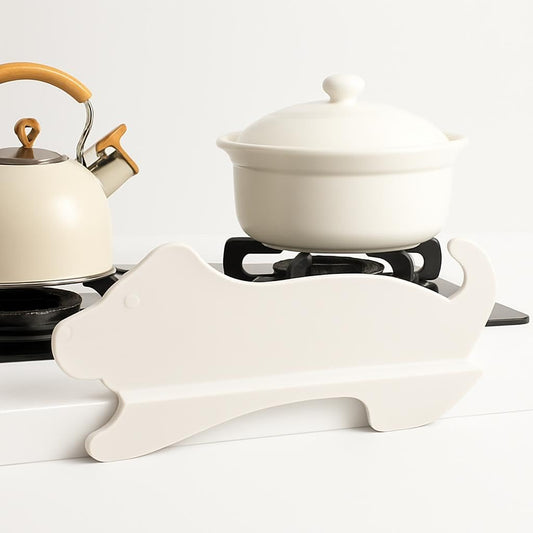 Silicone Dog-Shaped Sink Splash Guard – 48.5cm x 6cm x 17.9cm – Anti-Splatter Kitchen Water Deflector