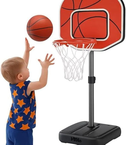 Adjustable Indoor Basketball Hoop for Kids - Fun and Engaging Basketball Game for Home Play