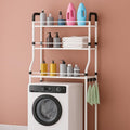 60 Pieces 3-Tier Washing Machine Storage Shelf Racks (Bathroom Organizer Shelves – Space-Saving Unit)