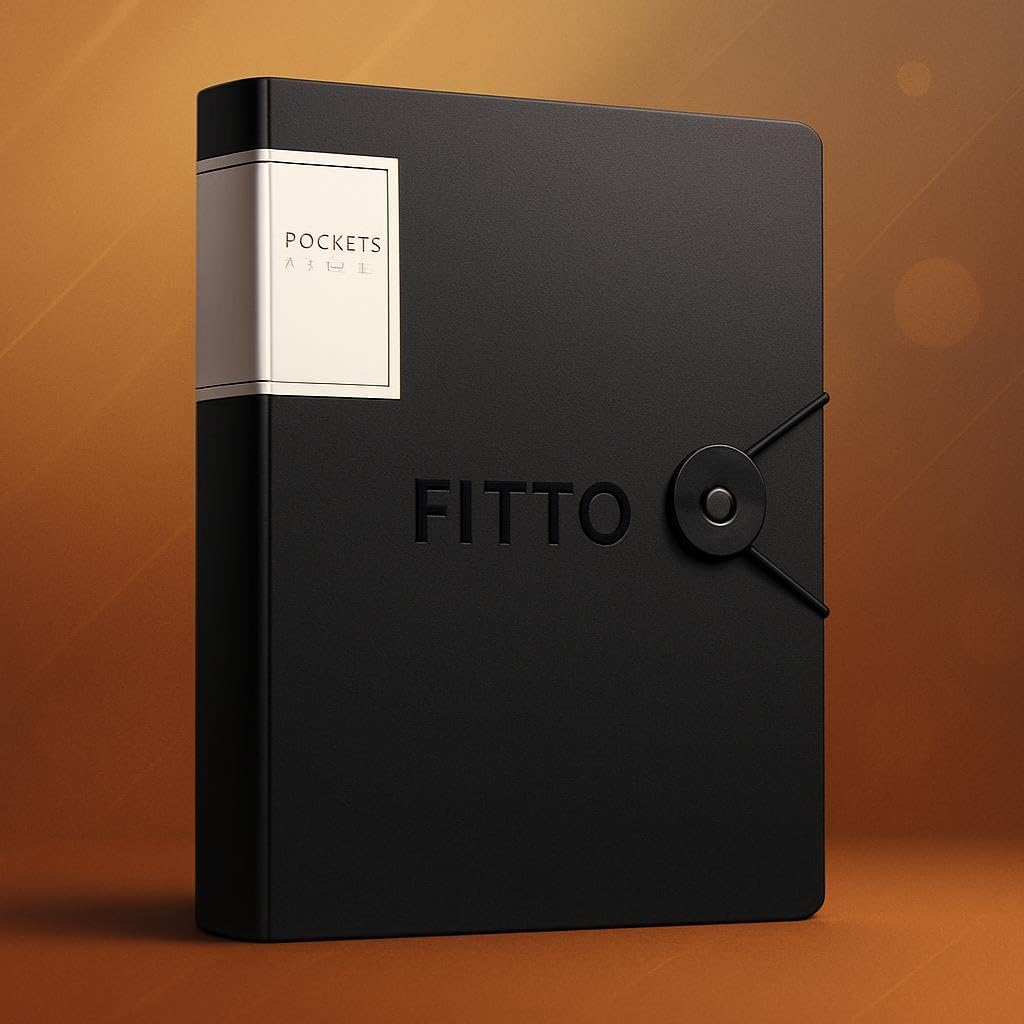 96 Pieces Black Hold Cover Folders for A4 Sheets (80 Micras – 40 Leafs – 32x24cm)