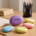96 Pieces Ergonomic Dust-Free Eraser Sets (20 Pieces – Vibrant Colors – PVC – Phthalates & Latex-Free – Non-Toxic – Soft Grip for Precision Erasing – Perfect for School – Art – Office & Crafts)