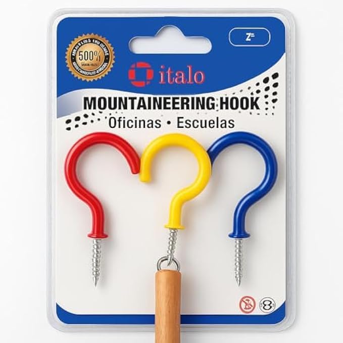 120 Pieces Mountaineering Hooks Pack of 4 - Assorted Colors Carabiner Clips for Camping (Hiking – Backpacking – Keychain & Gear Organizer)