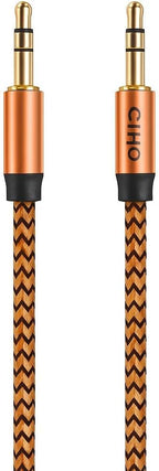 144 Pieces 1.5 Meter AUX Audio Cables (3.5mm – Orange)