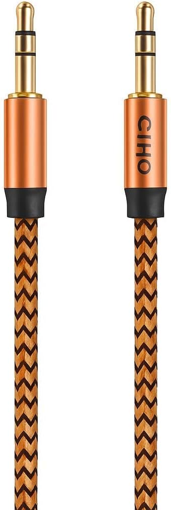 144 Pieces 1.5 Meter AUX Audio Cables (3.5mm – Orange)