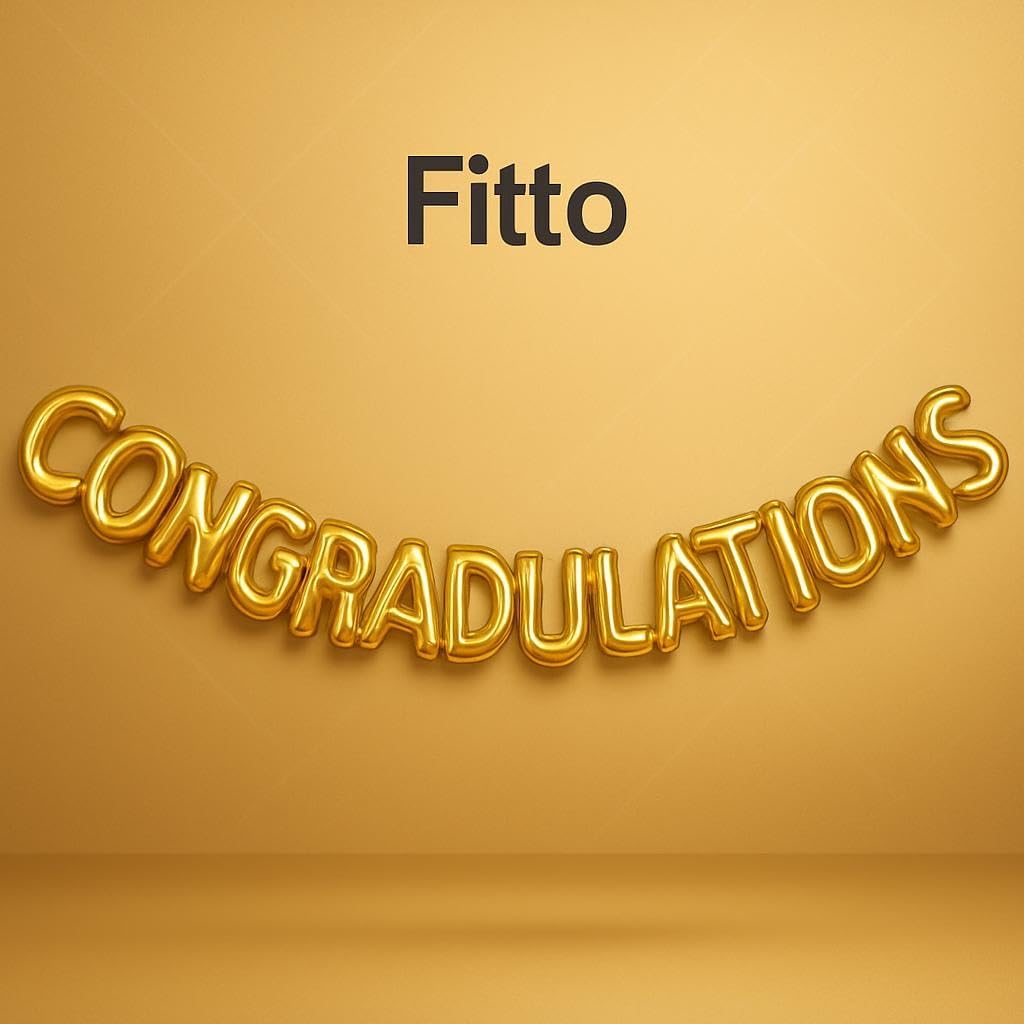 120 Pieces Foil Balloon Kits (40cm 'Congradulations' Gold Letter Balloons for Celebrations - Graduation – Anniversary – Special Occasions – UAE Party Supplies)