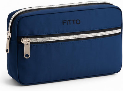 Pencil Case 20x6.5x11cm Blue - Compact Organizer for School, Office & Travel