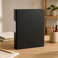 96 Pieces 4 Hole Binder Folder A4s (34x25cm Black Office Document Organizer)