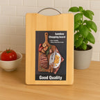 96 Pieces Wooden Cutting Boards for Kitchen (Large Chopping Board with Handle – Durable Wood Butcher Block)