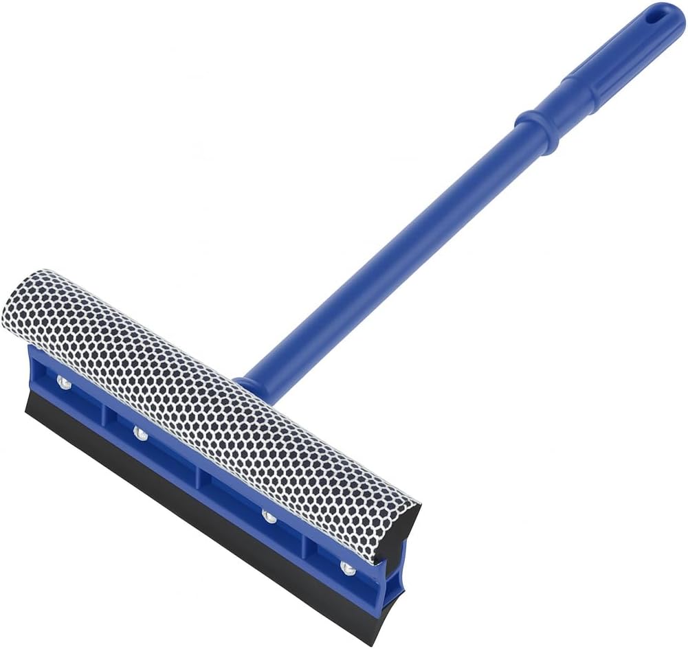 120 Pieces Multi-Purpose Blue Squeegee/Scrubbers (Durable Plastic for Automotive – Household – Industrial & Commercial Cleaning)