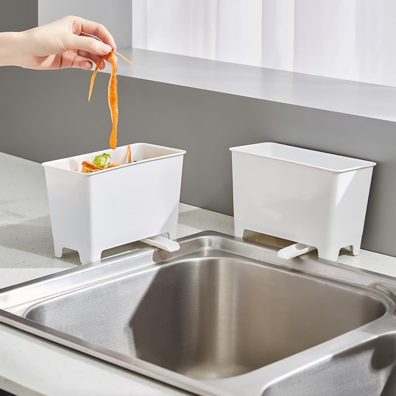 Kitchen Drain Trash Can – Compact Waste Disposal Solution