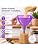 240 Pieces Plastic Funnels with Hanging Loop (Wide Mouth Narrow Spout Multipurpose Pouring Funnel for Kitchen Bathroom Laundry and Household Use – Purple)