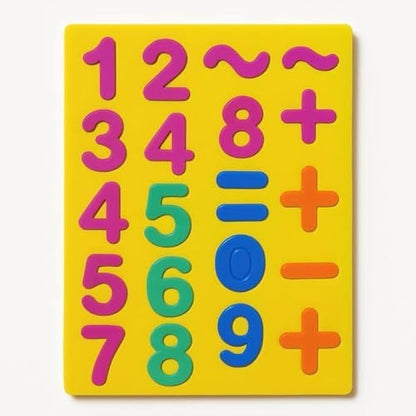 Craft Foam Number Sheets - Foam Number Shapes for Kids Crafts DIY School Counting Scrapbooking Preschool Learning