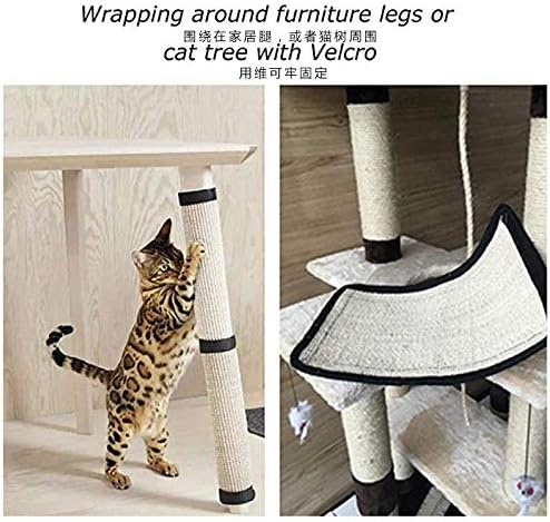 72 Pieces Cat Scratch Protector - Sisal & Plush -s