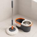 72 Pieces Floor Mop Bucket Sets with Wringer (Microfiber Mop – 360 Degree Spin – Easy Cleaning System)