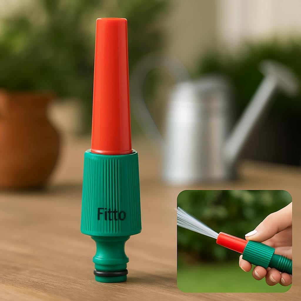 120 Pieces 5-Inch Snap-In Twist Nozzles for Hoses - Adjustable Water Flow (Red and Green Design)