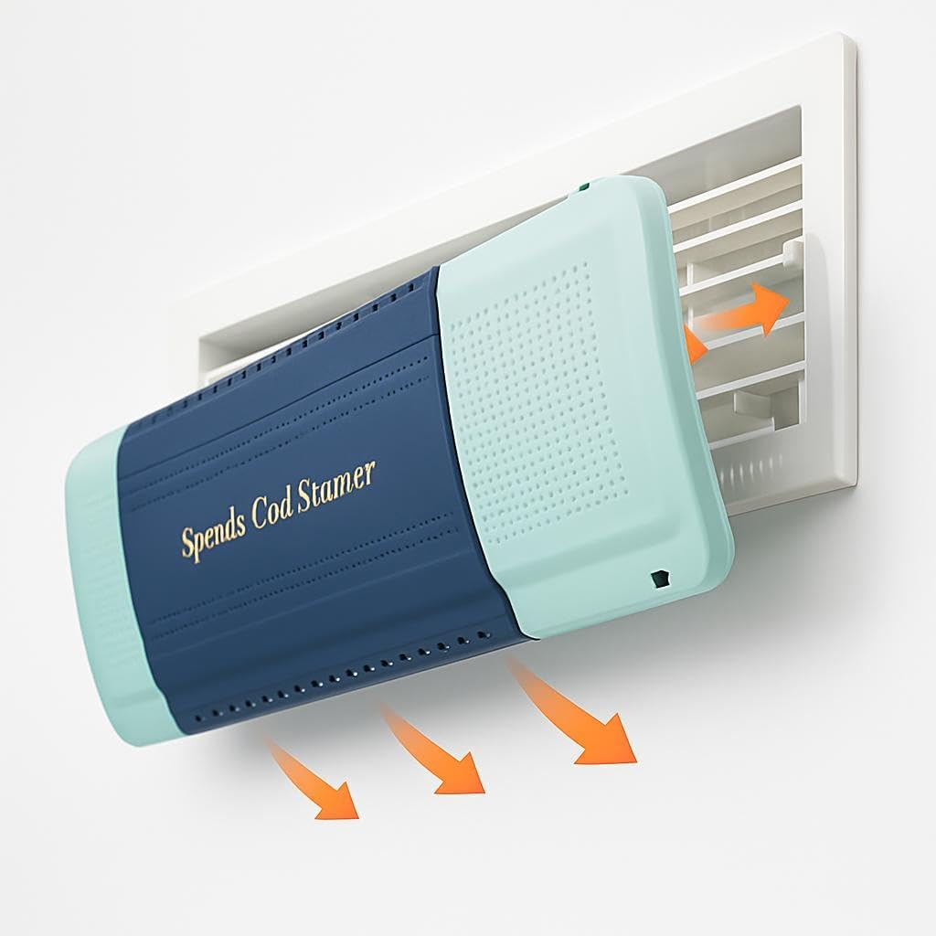 Adjustable Central Air Conditioning Windscreen - Blue